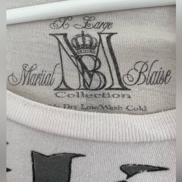 VINTAGE MARTIAL BLAISE AOP GRAPHIC SHIRT SIZE XL AFFLICTION - Picture 4 of 5